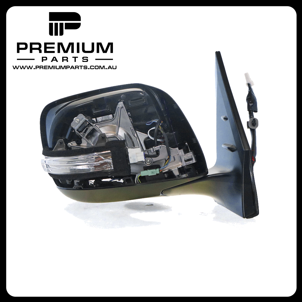 Door Mirror, Memory Folding with Camera, Right Side Genuine suits Toyota Landcruiser 200 Series VX/Sahara 2015 On