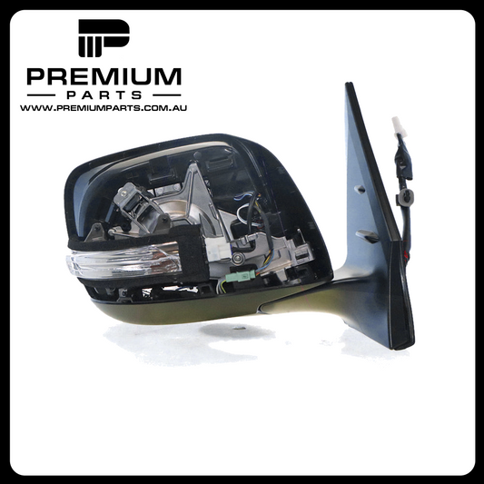 Door Mirror, Memory Folding with Camera, Right Side Genuine suits Toyota Landcruiser 200 Series VX/Sahara 2015 On