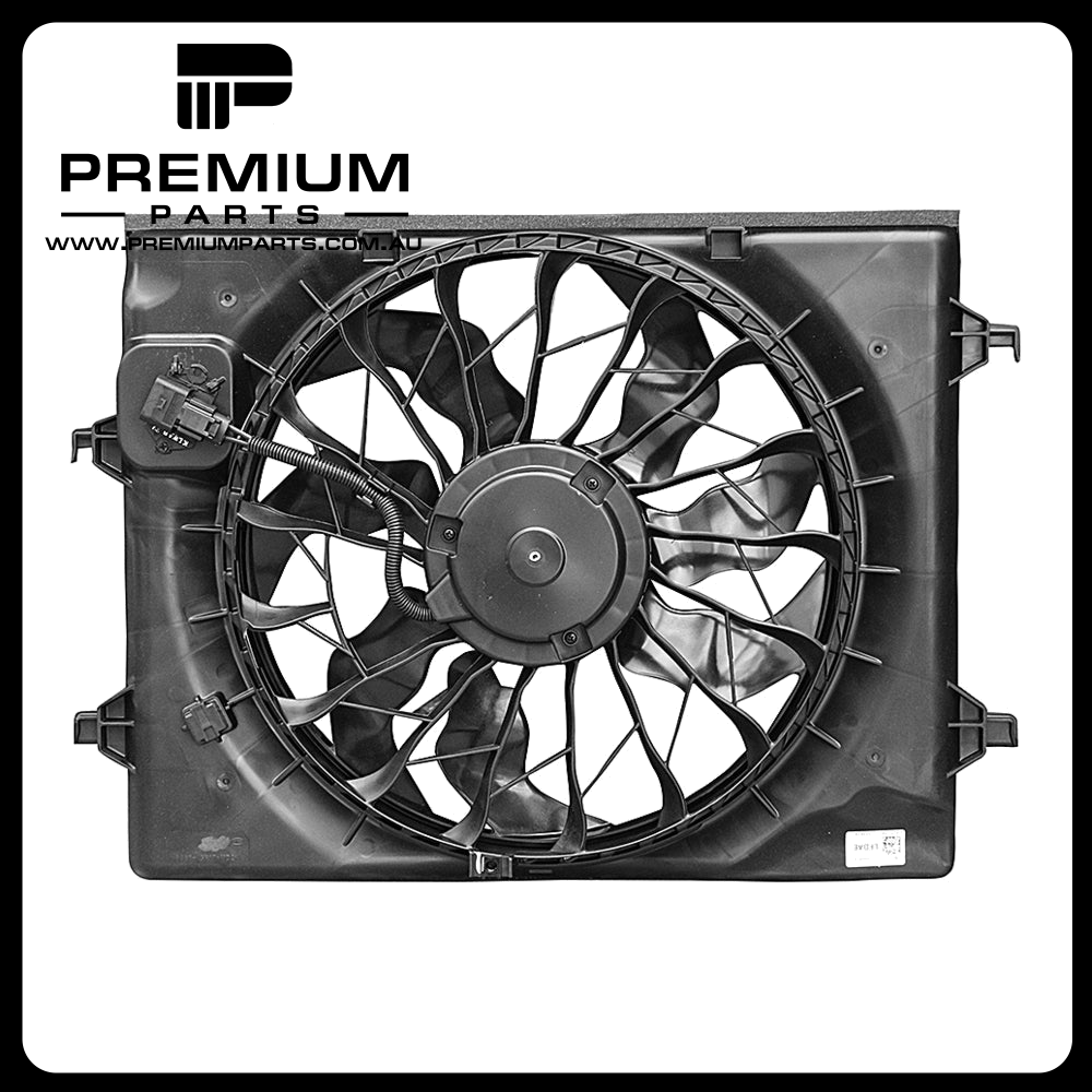 Radiator Fan Assembly Aftermarket Suits Hyundai Sonata LF 2015 to 2017