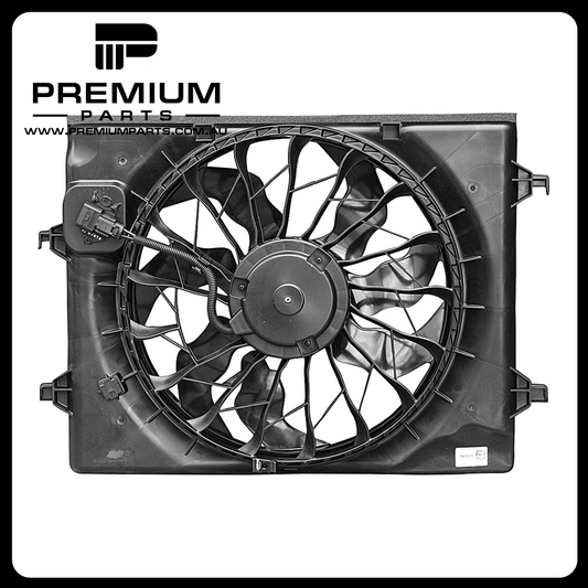 Radiator Fan Assembly Aftermarket Suits Hyundai Sonata LF 2015 to 2017