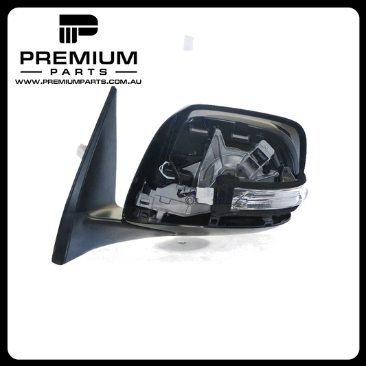 Door Mirror & Indicator (without camera) Left Side Genuine Suits Toyota Prado GX/Kakadu KDJ150R 2010/11 to 11/2013