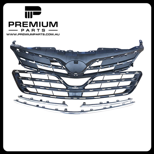 Black Grille Aftermarket suits Toyota Corolla 4/2010 to 11/2013