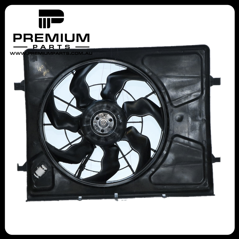 12 v Radiator Fan Assembly Aftermarket Suits Hyundai i30 FD 2007 to 2012 4 Mounts
