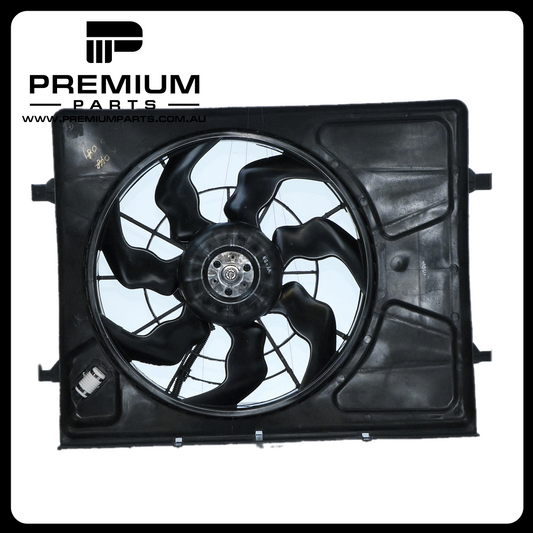 12 v Radiator Fan Assembly Aftermarket Suits Hyundai i30 FD 2007 to 2012 4 Mounts