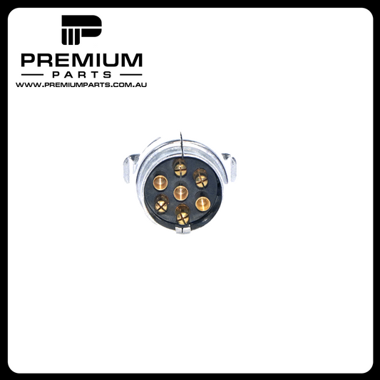 Trailer Aluminium Plug 7 Pin Large Connectors