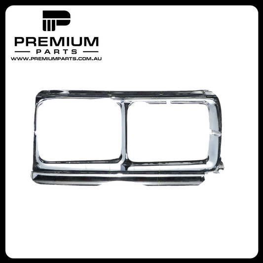 Headlamp Rim Right Side Aftermarket Suits Toyota Landcruiser FZJ80R/HDJ80R/HZJ80R 1990 to 1998