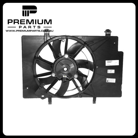 12 v Radiator Fan Assembly Aftermarket Suits Ford Fiesta WS 2009 to 2010 1.6L Petrol