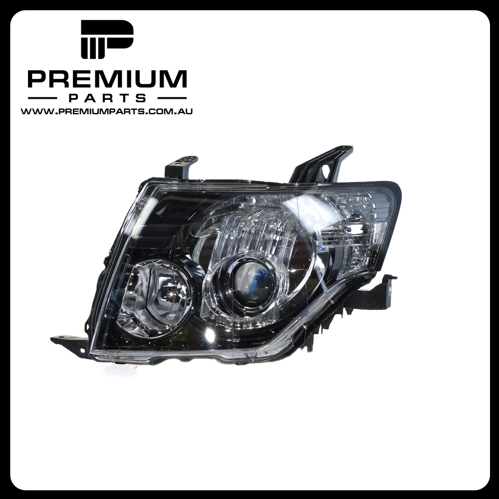 Xenon Head Lamp Left Side Genuine suits Mitsubishi Pajero 2006 to 2011
