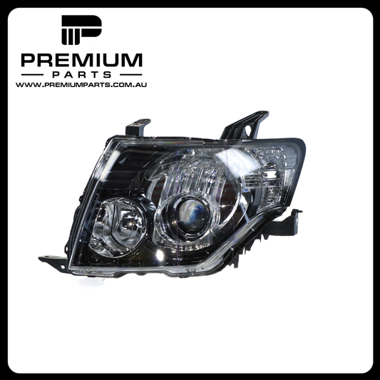 Xenon Head Lamp Left Side Genuine suits Mitsubishi Pajero 2006 to 2011