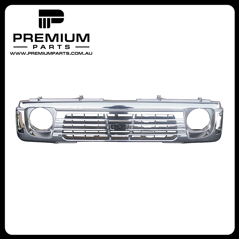 Chrome Grille Aftermarket suits Nissan Patrol GQ Y60 11/1994 to 10/1997