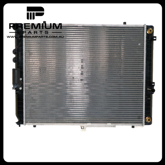 Radiator 35 / 35 mm Plastic Aluminium 580 x 478 x 42 mm Manual/Auto 3.2L L 162990 Aftermarket Suits Daewoo Musso MUSSO 1998 to 2002