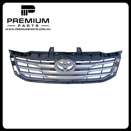 Black Grille Genuine suits Toyota Hilux 7/2011 to 4/2015