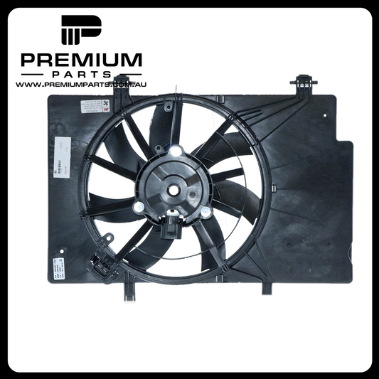 12 v Radiator Fan Assembly Aftermarket Suits Ford Fiesta WS 2009 to 2010 1.6L Turbo Diesel