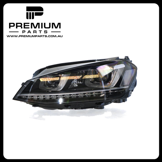 Xenon Head Lamp Left Side Genuine Suits Volkswagen Golf R MK 7 4/2014 to 7/2017