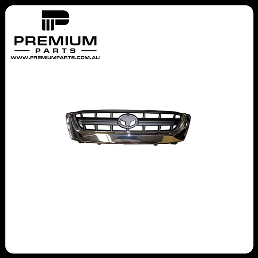 Silver Grille Aftermarket suits Toyota Hilux 2WD 11/2001 to 2/2005