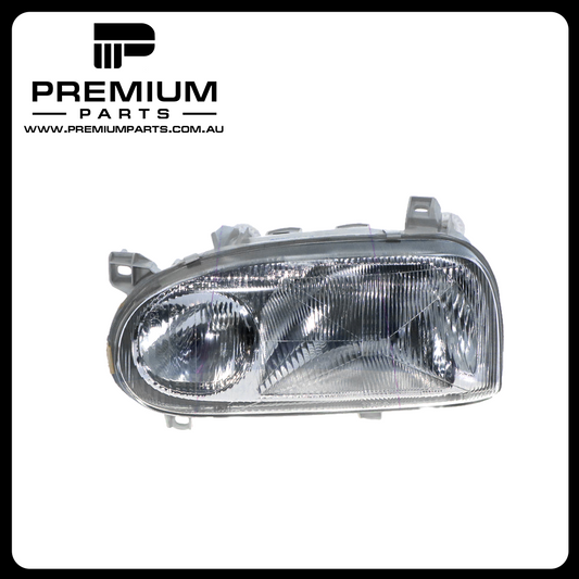 Twin Reflector Head Lamp Left Side  Suits Volkswagen Golf GTi MK 3 1994 to 1998