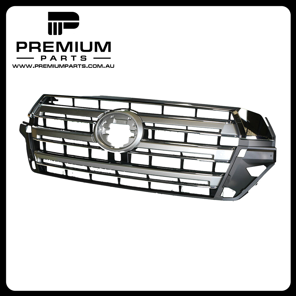 Chrome Grille Genuine suits Toyota Landcruiser 200 Series Sahara 9/2015 On