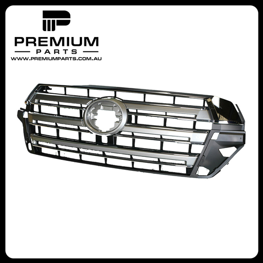 Chrome Grille Genuine suits Toyota Landcruiser 200 Series Sahara 9/2015 On
