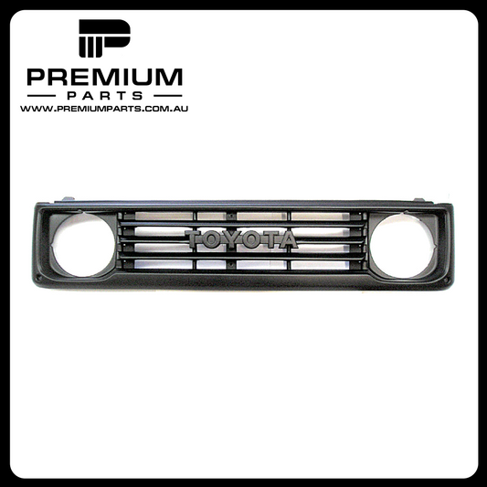 Dark Silver Grille Genuine suits Toyota Landcruiser 70/75 Series 1/1990 to 1/1995