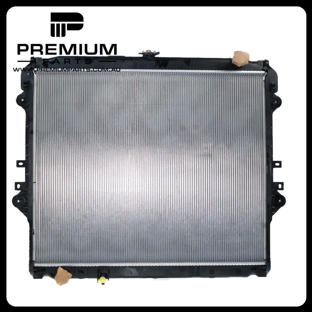 Radiator 35 / 35 mm Plastic Aluminium 550 x 656 x 16 mm Manual 2.7 L 2TRFE Genuine Suits Toyota Hilux TGN121R 2015 to 2020