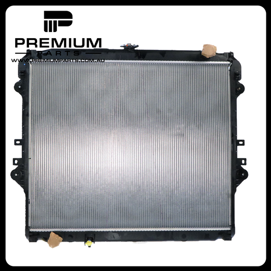 Radiator 35 / 35 mm Plastic Aluminium 550 x 656 x 16 mm Manual 2.7 L 2TRFE Genuine Suits Toyota Hilux TGN121R 2015 to 2020