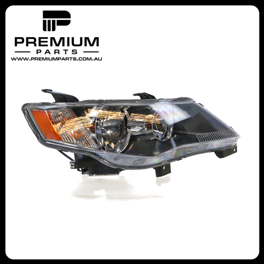Xenon Head Lamp Chrome Right Side Genuine Suits Mitsubishi Outlander ZG 2006 to 2009