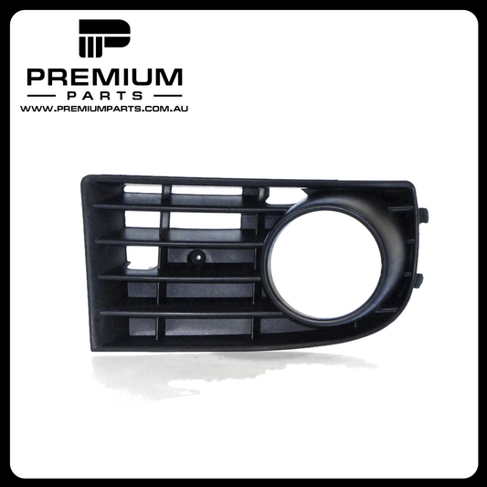 Black Front Bar Grille With Fog Light Mount Right Side  Suits Volkswagen Golf MK 5 7/2004 to 2/2009