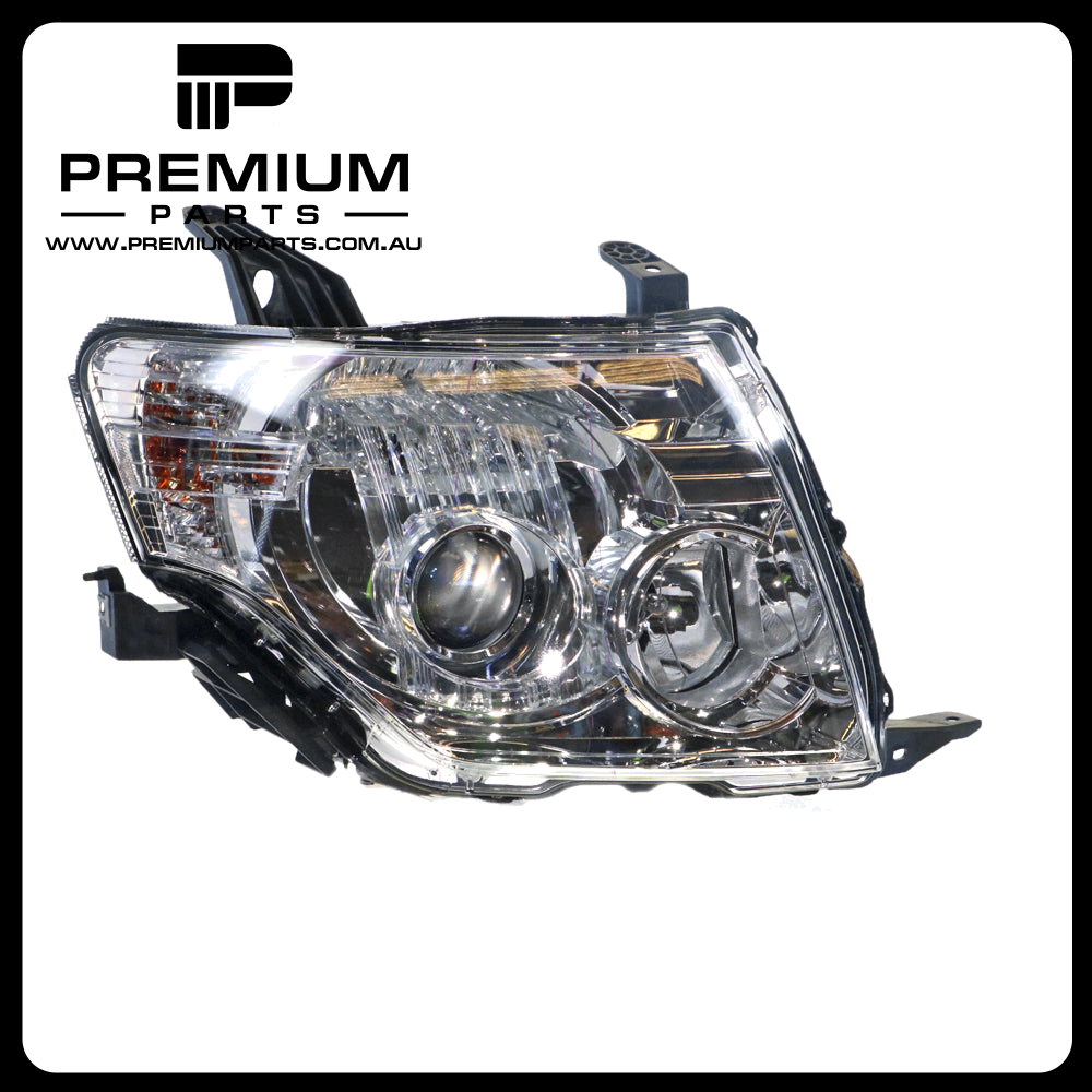 Xenon Head Lamp Right Side Genuine Suits Mitsubishi Pajero NW 2011 to 2014