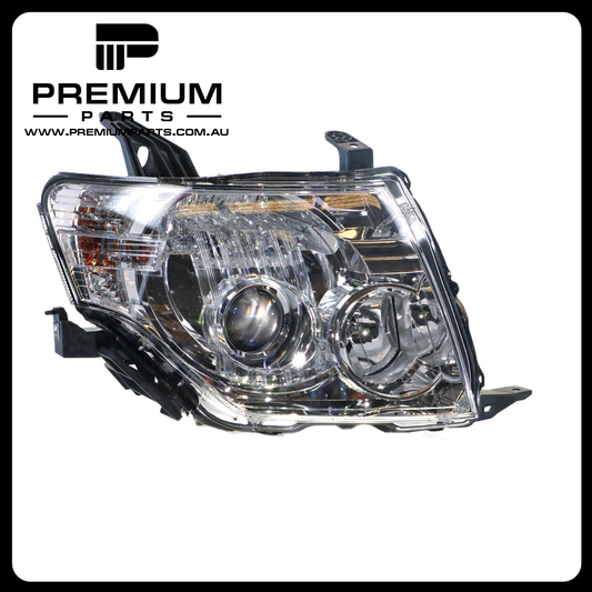 Xenon Head Lamp Right Side Genuine Suits Mitsubishi Pajero NW 2011 to 2014