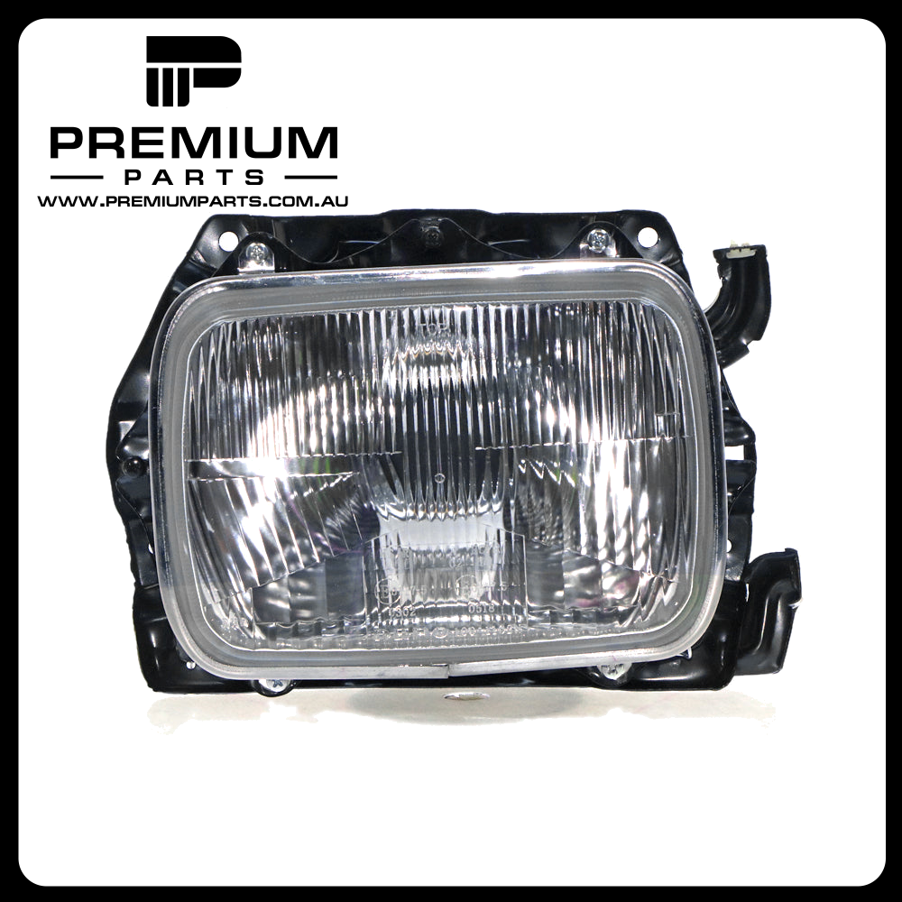 Halogen Manual Adjust Head Lamp Left Side Aftermarket Suits Holden Rodeo TF 1988 to 2003