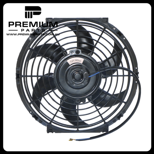 Universal Fan Assembly - 12V, 803 CFM, 10", Skewed Blade Type