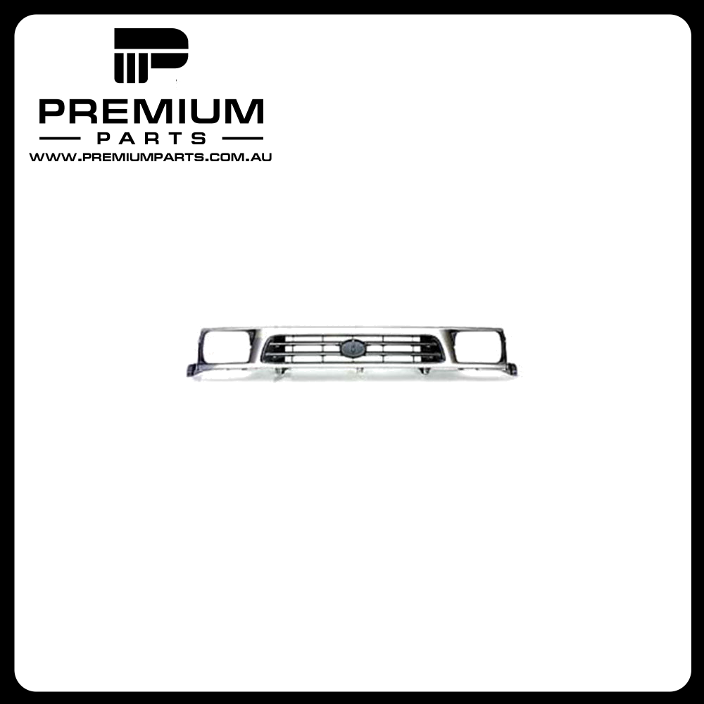 Silver Grille Aftermarket suits Toyota Hilux 2WD 10/1997 to 9/2001