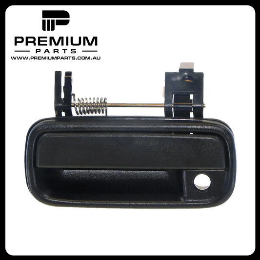 Black Front Door Outer Handle Left Side Aftermarket suits Toyota Hilux 140/150/160/170 Series 1997 to 2005