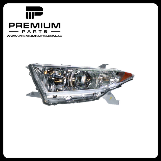 Headlight Left Side Genuine Suits Toyota Kluger GSU40R/GSU45R 2010 to 2013 - 8117048A20