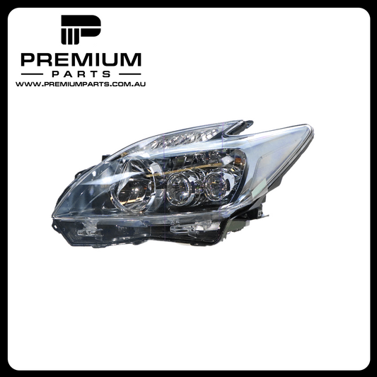 Xenon Head Lamp Left Side Genuine Suits Toyota Prius ZVW30R 2009 to 2016