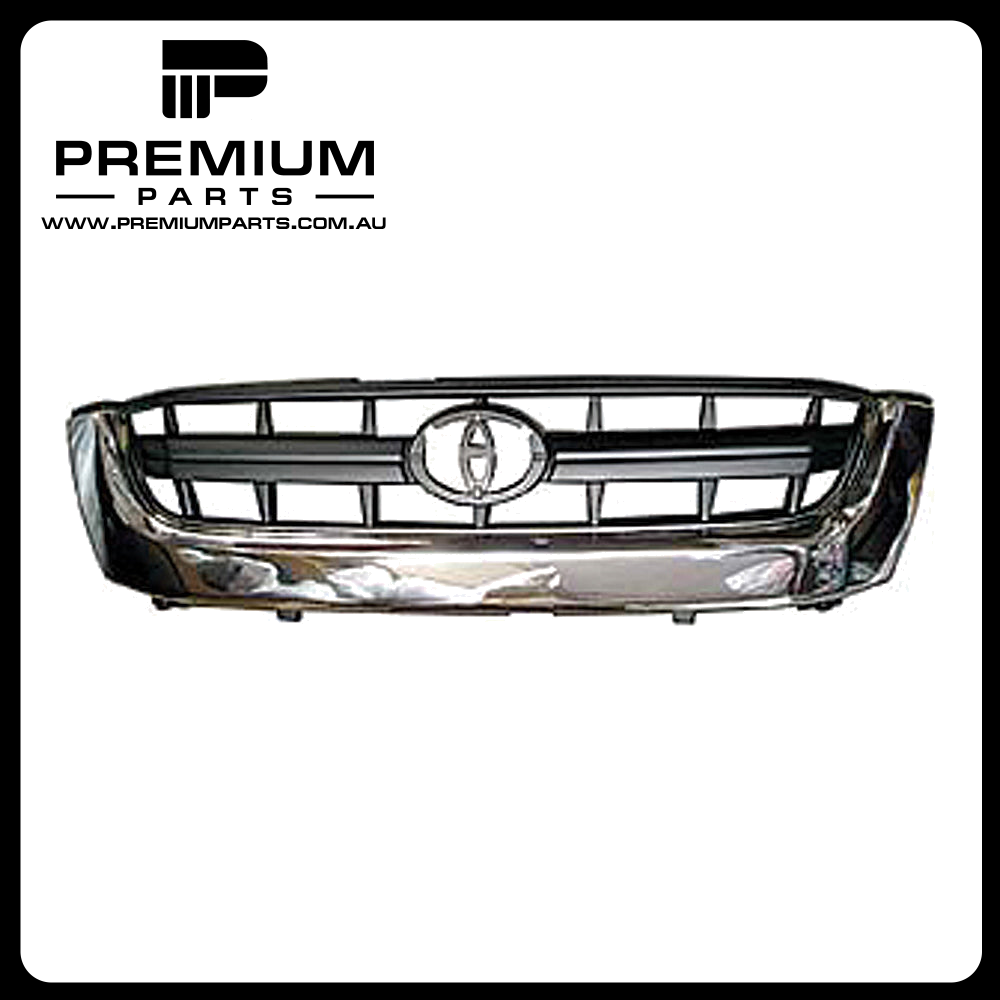 Chrome Grille Aftermarket suits Toyota Hilux 2WD 11/2001 to 2/2005