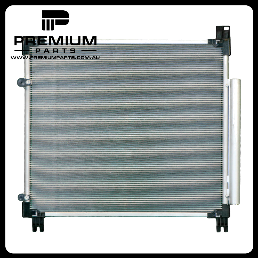 610 x 500 x 16 mm 5.4 mm Fin A/C Condenser Aftermarket Suits Toyota Fortuner GUN156R 2015 to 2021