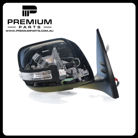 Door Mirror With Camera, Blind Spot & Indicator Right Side Genuine suits Toyota Prado 150 Series 2017 On