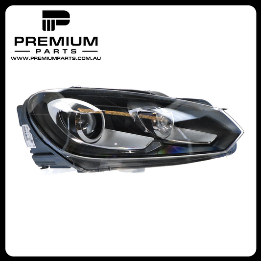 Xenon Chrome Head Lamp Right Side OES Suits Volkswagen Golf MK 6 2009 to 2013