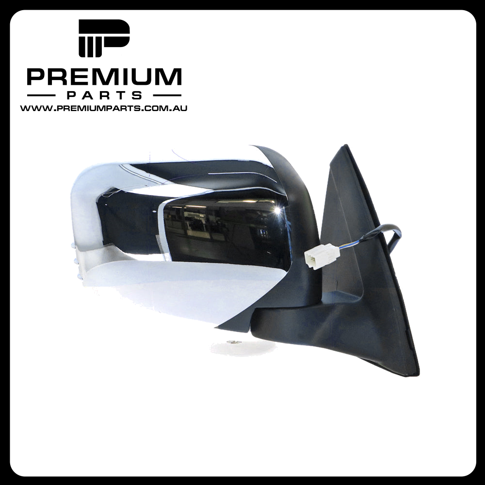 Chrome Door Mirror Electric Adjust Right Side Aftermarket suits Mitsubishi Triton 2006 to 2015