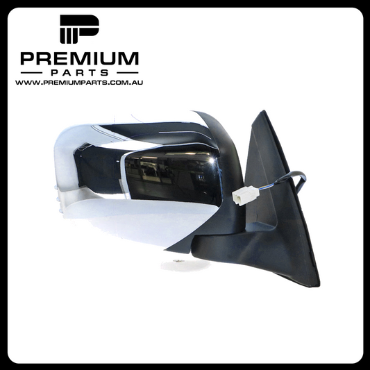 Chrome Door Mirror Electric Adjust Right Side Aftermarket suits Mitsubishi Triton 2006 to 2015