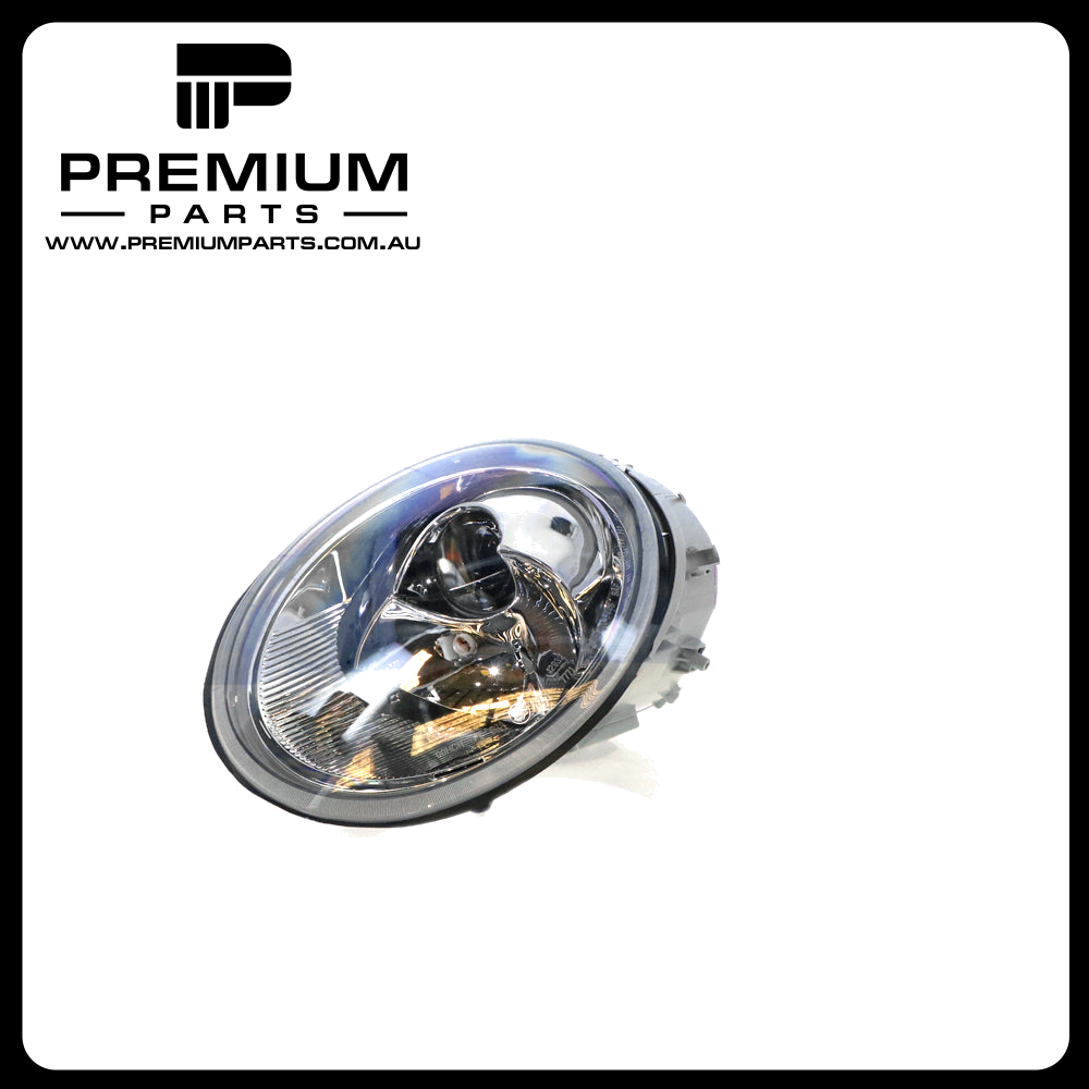 Halogen Manual Adjust Head Lamp Left Side  Suits Volkswagen Beetle 1Y/9C 2000 to 2005