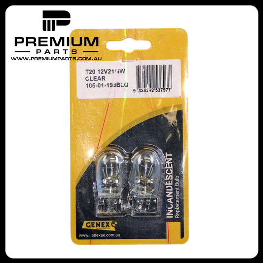 Wedge Bulbs T20 12V 21/5 w suits Generic Application