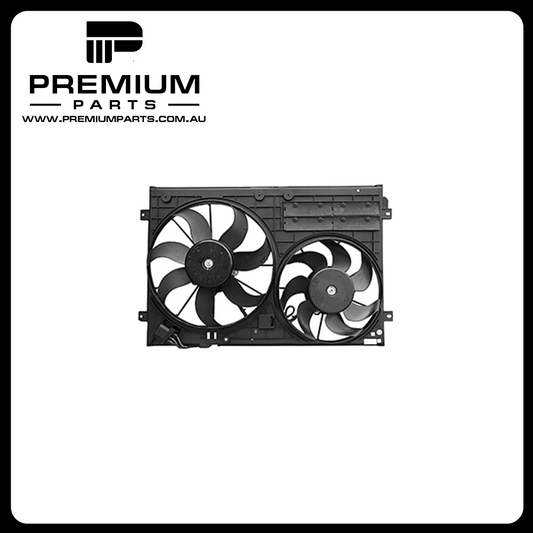 Radiator Fan Assembly Aftermarket Suits Volkswagen Beetle 1L 2013 to 2016
