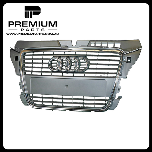 Grey Grille Genuine Suits Audi A3 8P 2008 to 2014