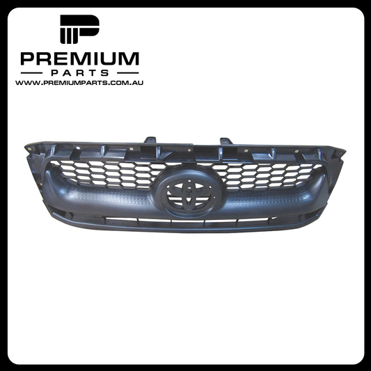 Black Grille Genuine suits Toyota Hilux SR 8/2008 to 7/2011