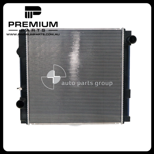 Radiator CT 46 / 46 mm Plastic Aluminium 525 x 518 x 48 mm Manual Aftermarket Suits Mitsubishi Mitsubishi/Fuso Truck FE 2005 to 2021