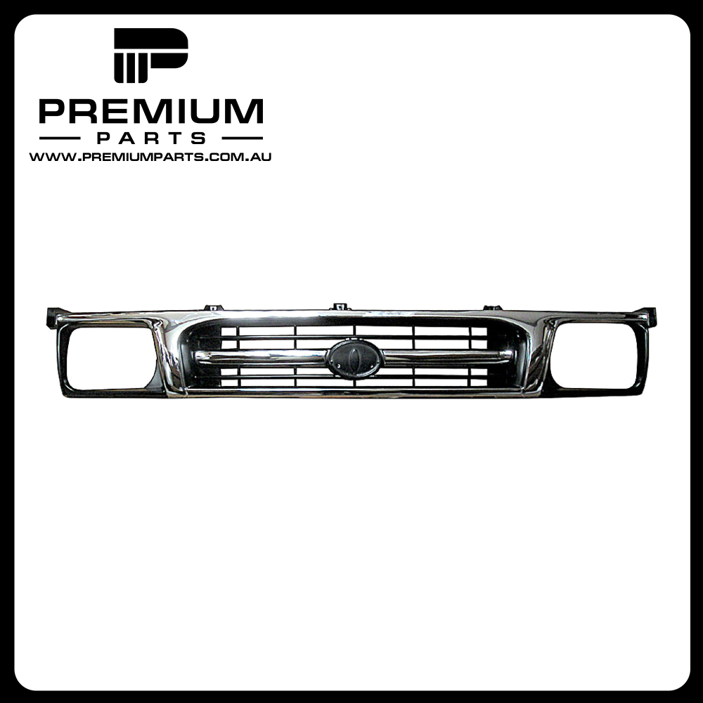 Chrome Grille Aftermarket suits Toyota Hilux SR5 KZN165R & LN167R 10/1997 to 10/2001