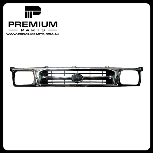 Chrome Grille Aftermarket suits Toyota Hilux SR5 KZN165R & LN167R 10/1997 to 10/2001