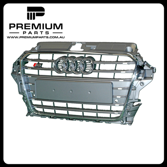 Grey Grille Genuine Suits Audi S3 8V Sedan/Cabriolet 2014 to 2016